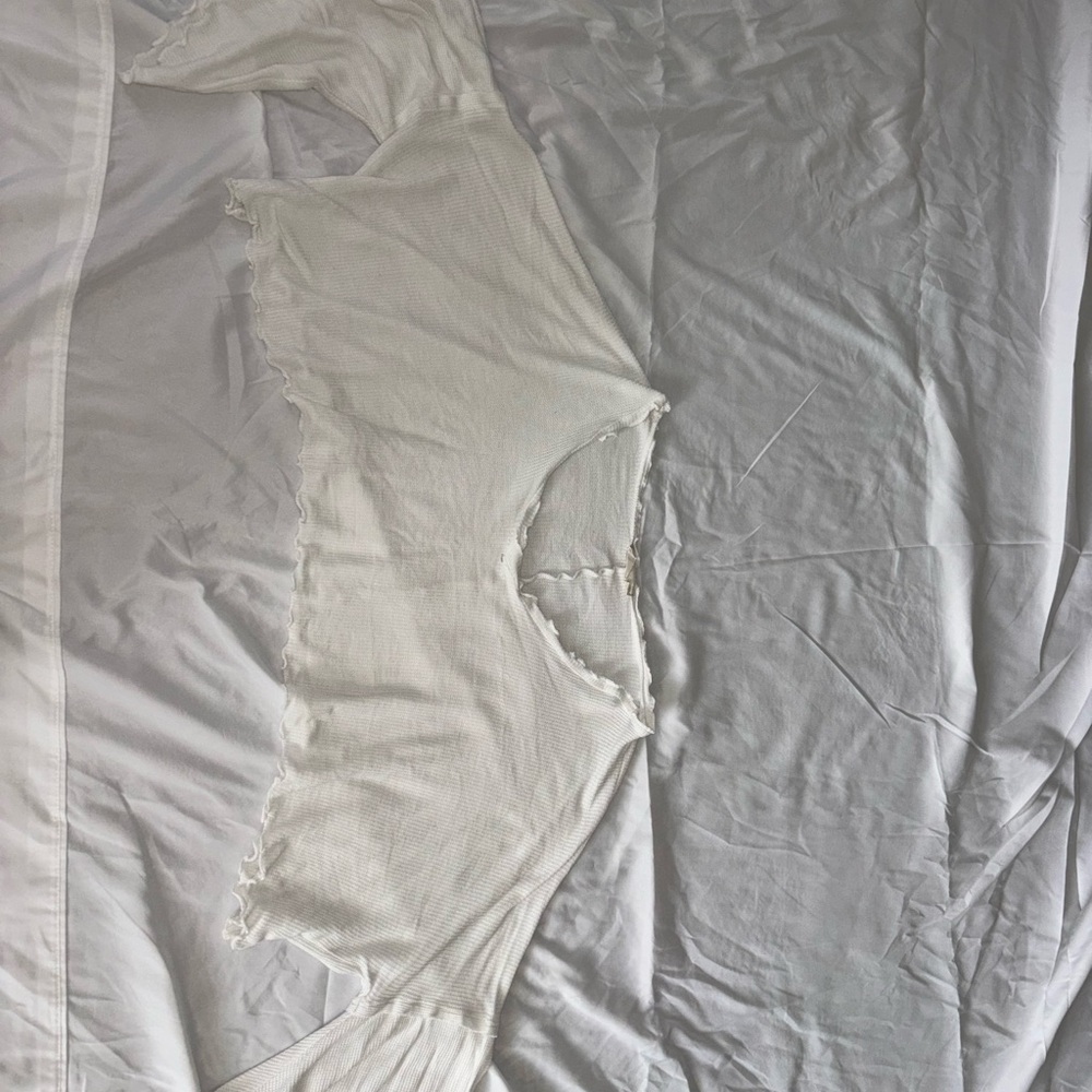 Altar’d State Cropped flowy top.